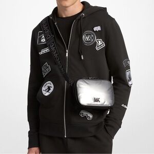 Michael Kors Men Brooklyn Puffy Metallic Bag